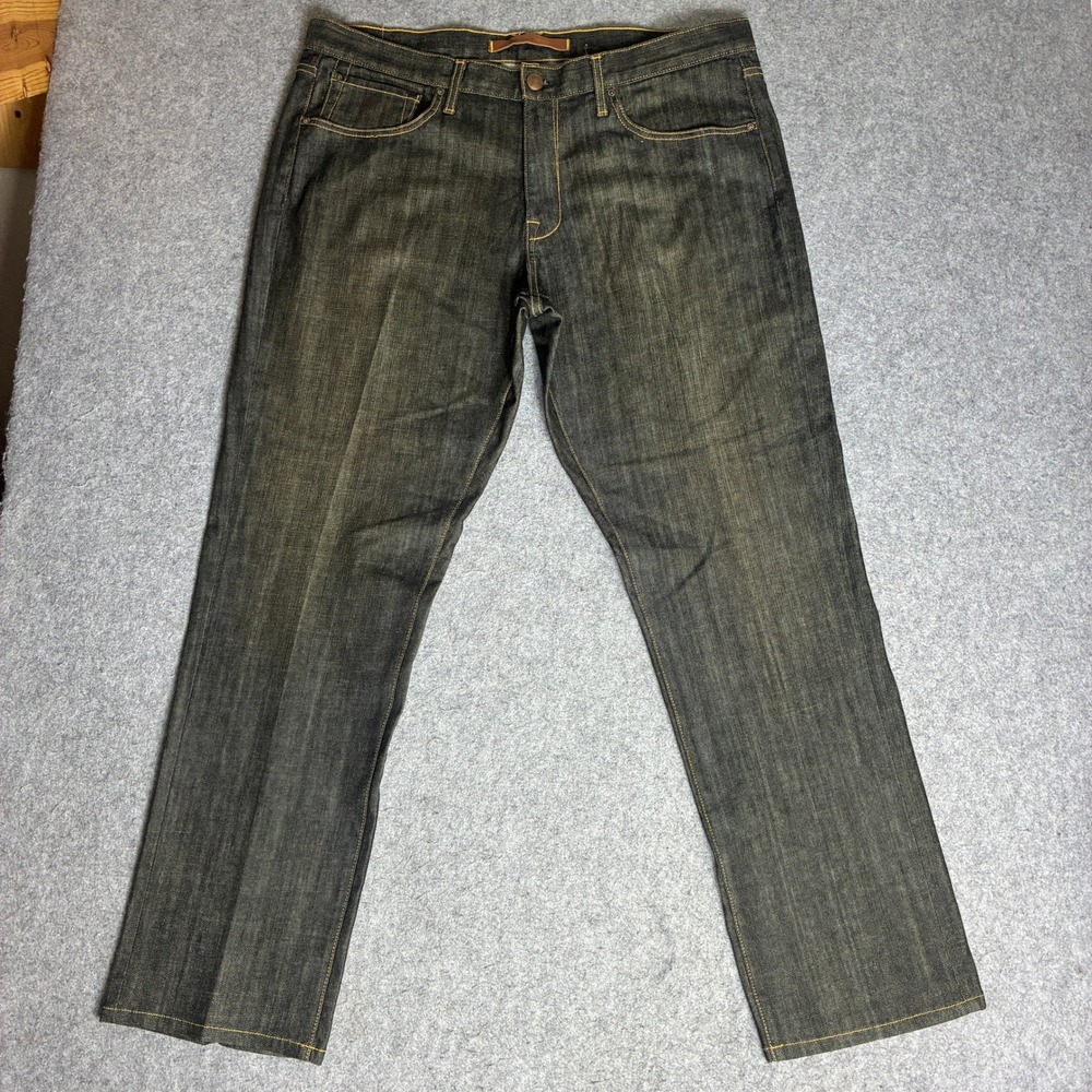 Agave Denim Gringo Jeans Mens 41x34 Dark Wash Excellent Straight Leg Made in USA